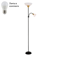 Торшер с лампочками Arte lamp A9569PN-2BK+Lamps