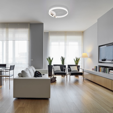 Накладной светильник Eurosvet Luminari 90247/3 белый/хром Smart 