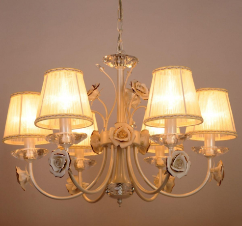 Подвесная люстра Abrasax Annika 2031/6 (cream pearl) 