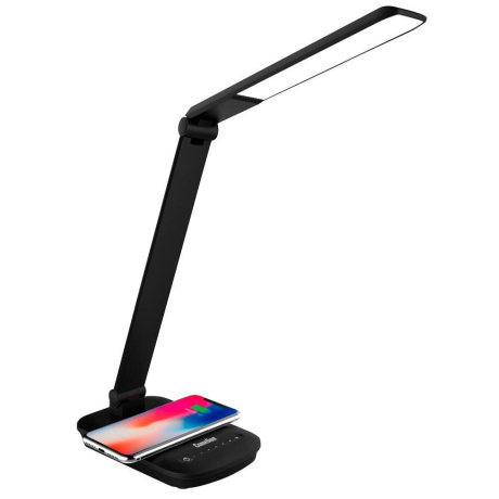 Светодиодный настольный сенсорный светильник с беспроводной зарядкой Camelion KD-825 C02 