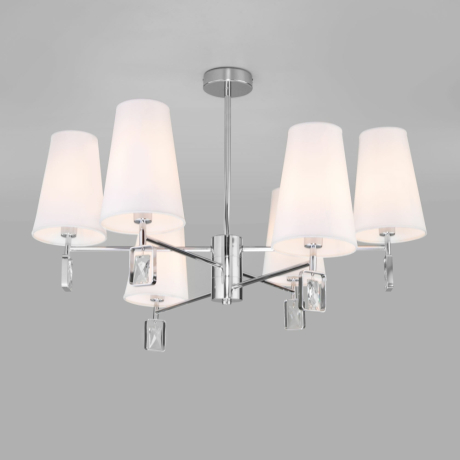 Люстра на штанге Eurosvet Milazzo 60137/6 хром 