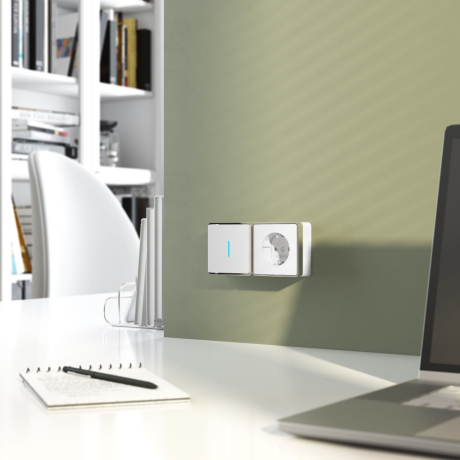 Выключатель одноклавишный с подсветкой Werkel Gallant (белая) W5010101