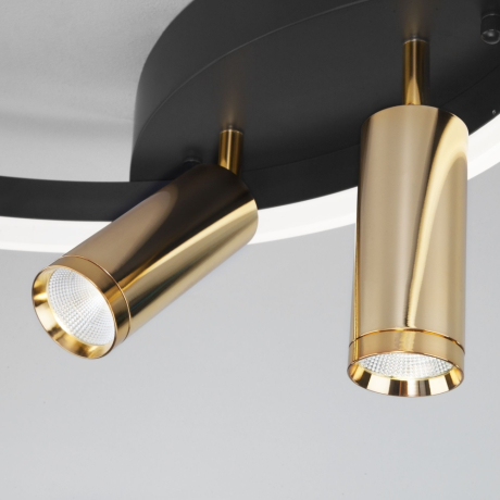 Накладной светильник Eurosvet Luminari 90247/3 черный/золото Smart 