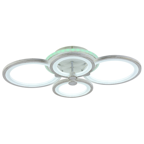 Светодиодная люстра 8077/4 PGD 100W+8W RGB 