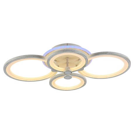 Светодиодная люстра 8077/4 PGD 100W+8W RGB 