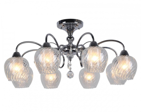 Люстра с поддержкой Алисы потолочная Omnilux OML-53607-08-A 