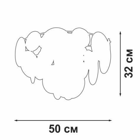 Потолочный светильник Vitaluce V5828-8/6+1PL 