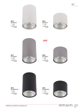 Светильник точечный с Led лампочками в комплекте Nowodvorski 6877+Lamps 