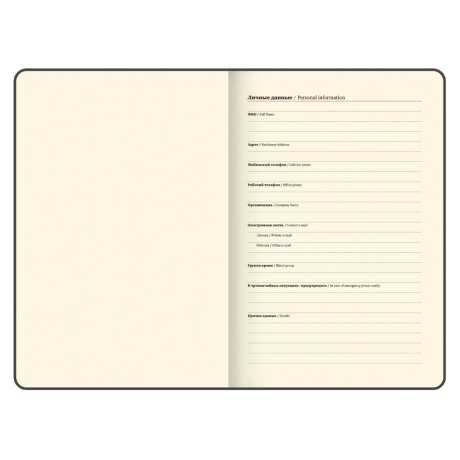 Нарушена упаковка!  <795175> Еженедельник датированный 2026 А5 145х215 мм, BRAUBERG "Comodo", под кожу, темно-коричневый, 117166