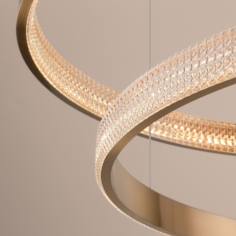 Подвесная светодиодная люстра Eurosvet Posh с пультом управления 90175/3 медный 100W a045413 