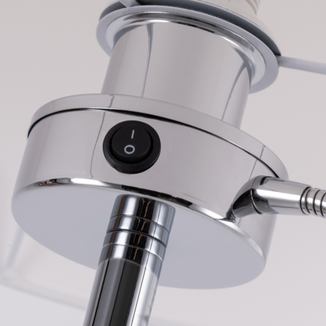 Торшер с подсветкой Arte Lamp Elba A2581PN-2CC 