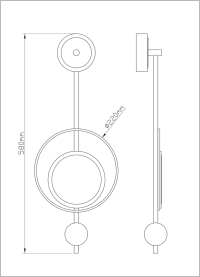 Нарушена упаковка!  <444810> Настенный светильник Arte Lamp Polaris A2604AP-7GO