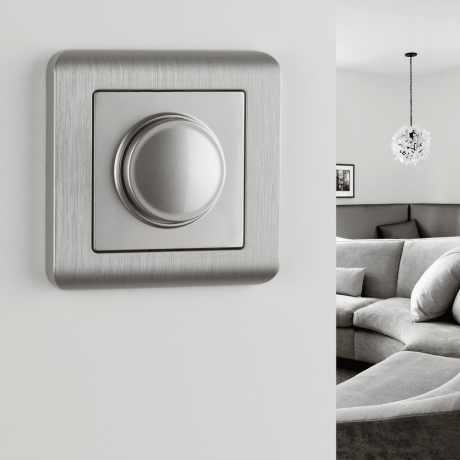 Рамка на 1 пост Werkel Stream (серебряный) W0012106