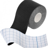 Нарушена упаковка!  <681043> Кинезио тейп 5 м*5 см, черная Bradex SF 0190