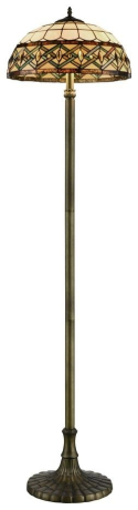 Торшер в стиле Тиффани со светодиодными лампочками E27, комплект от Lustrof. №277044-623509 