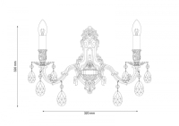 Бра Lucia Tucci Firenze FIRENZE W141.2 cream white