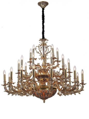 Подвесная люстра Lucia Tucci Firrnze FIRENZE 1780.30.3 antique gold 