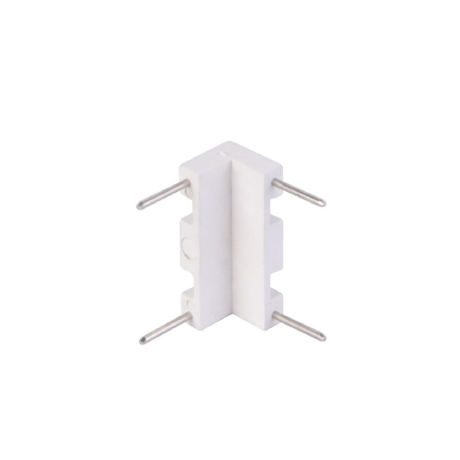 Соединитель угловой L-образный для треков накладных Favourite Unika 1006-CW-025