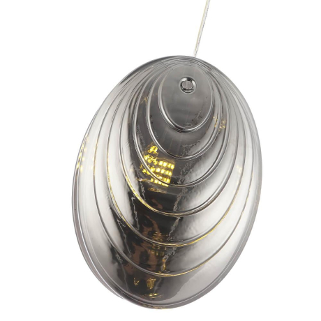 Потолочный светильник с лампочкой CRYSTAL LUX Mar SP1 Smoke+Lamps 