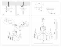 Подвесная люстра Ambrella Light TR TR4917