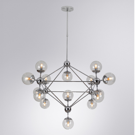 Люстра на штанге Arte lamp Bolla с поддержкой Маруся A1664SP-15CC-М 