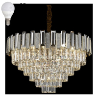 Подвесная люстра с лампочками Wertmark WE131.13.303+Lamps