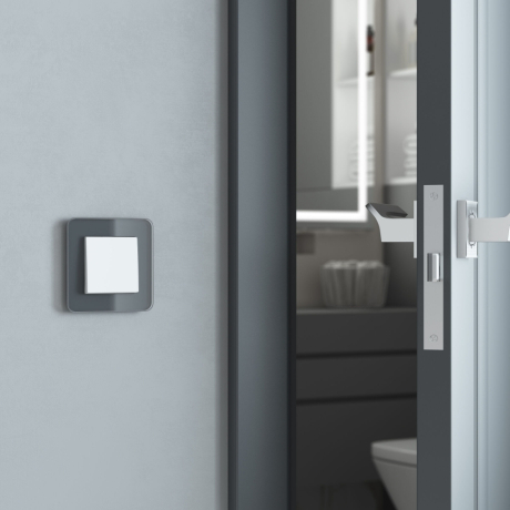 Выключатель одноклавишный без рамки Werkel белый матовый W1113061 