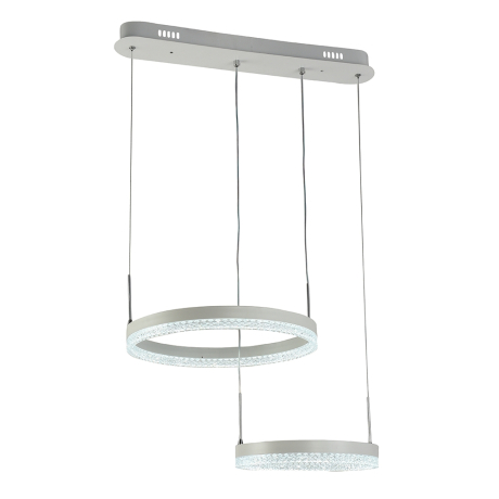 Подвесная диммируемая люстра с пультом ДУ Profit Light 6087/2A WHT 76W 