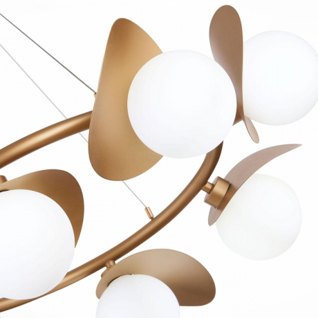 Люстра подвесная с Led лампочками в комплекте Evoluce SLE220503-08+Lamps 