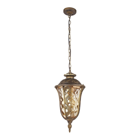 Уличный подвесной светильник с лампочкой  Favourite Luxus 1495-1P+Lamps А60