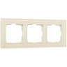 Рамка на 3 поста Werkel Favorit (молочный, стекло) W0031141
