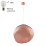 Подвесной светильник с лампочкой CRYSTAL LUX Malaga SP1 D360 Cooper+Lamps 