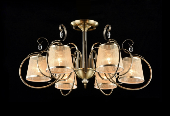 Люстра на штанге Freya Simone FR2020-PL-06-BZ 