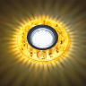 Встраиваемый светильник с LED подсветкой Fametto Luciole DLS-L150 Gu5.3 Glassy/Yellow (UL-00003906) 