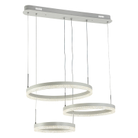 Подвесная диммируемая люстра с пультом ДУ Profit Light 6087/3A WHT 132W