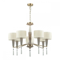 Подвесная люстра Odeon Latte с лампочками 5403/7+Lamps E14 Свеча