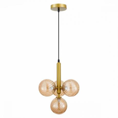 Светильник подвесной с Led лампочками в комплекте Evoluce SLE220323-04+Lamps 