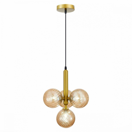 Светильник подвесной с Led лампочками в комплекте Evoluce SLE220323-04+Lamps 