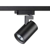 Однофазный светильник для шинопровода с лампочкой Novotech 370647+Lamps