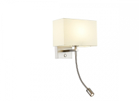 Бра с гибким рожком с LED подсветкой Donolux Prague W111048.2 SBB