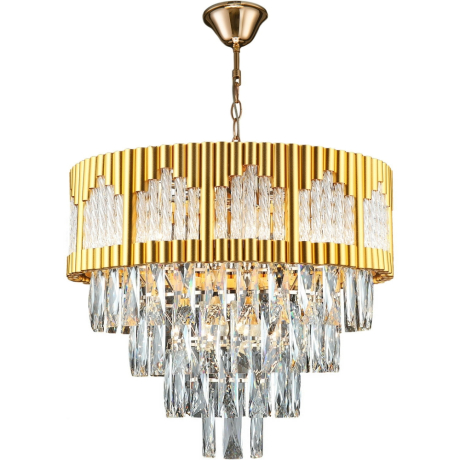 Подвесная хрустальная люстра Reluce 02145-0.4-08 FGD (1425093) 