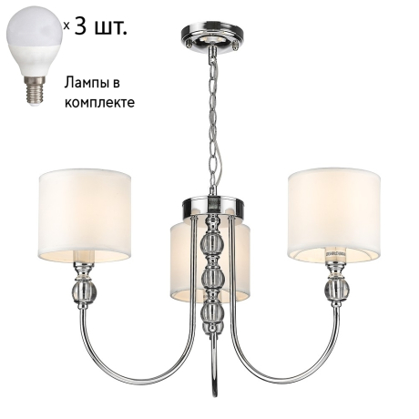Подвесная люстра с лампочкой Velante 295-103-03+Lamps E14 P45 