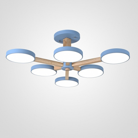 Люстра на штанге Imperiumloft TURNA Blue TURNA-B01 