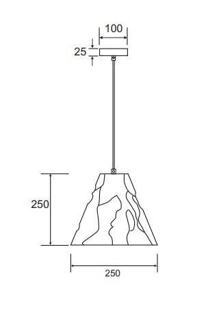 Подвесной светильник от Lustrof 735657-769618