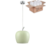 Светильник подвесной Crystal Lux с лампочкой AMOR SP1 LIGHT GREEN+Lamps E27 P45 