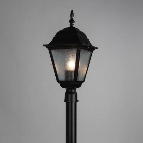 Наземный высокий светильник Arte Lamp Bremen A1016PA-1BK