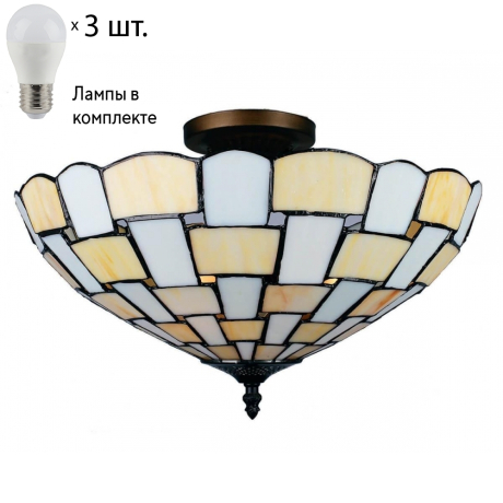 Люстра потолочная с лампочками Omnilux OML-80107-03+Lamps 