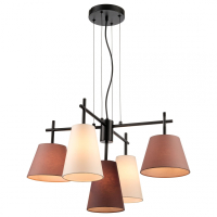 Cветильник подвесной, E14, 5x40W Velante Современный стиль 338-023-05