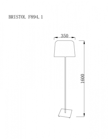 Торшер Lucia Tucci Bristol 5 BRISTOL F894.1 