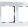 Рамка на 4 поста Werkel Acrylic (белый) W0042701 